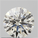 Natural Diamond 0.50 Carats, Round with Excellent Cut, I Color, VS1 Clarity and Certified by IGI