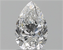 Natural Diamond 0.92 Carats, Pear with  Cut, F Color, VS2 Clarity and Certified by GIA