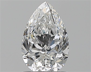 Picture of Natural Diamond 0.92 Carats, Pear with  Cut, F Color, VS2 Clarity and Certified by GIA