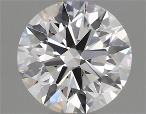 Picture of Natural Diamond 0.40 Carats, Round with Excellent Cut, F Color, VVS2 Clarity and Certified by GIA