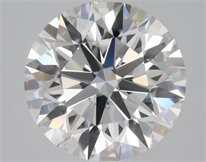 Picture of Natural Diamond 1.90 Carats, Round with Excellent Cut, E Color, VVS2 Clarity and Certified by GIA