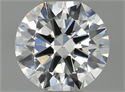 Natural Diamond 0.40 Carats, Round with Very Good Cut, G Color, SI2 Clarity and Certified by GIA