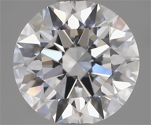 Picture of Natural Diamond 2.50 Carats, Round with Excellent Cut, D Color, FL Clarity and Certified by GIA