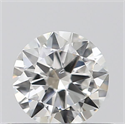 Natural Diamond 0.40 Carats, Round with Very Good Cut, G Color, SI2 Clarity and Certified by GIA