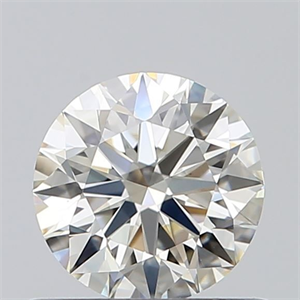 Picture of Natural Diamond 0.60 Carats, Round with Excellent Cut, K Color, VS1 Clarity and Certified by GIA