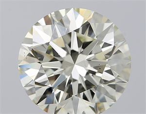 Picture of Natural Diamond 3.07 Carats, Round with Excellent Cut, J Color, VS2 Clarity and Certified by IGI