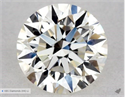 Natural Diamond 0.52 Carats, Round with Excellent Cut, J Color, SI2 Clarity and Certified by GIA