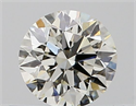 Natural Diamond 0.42 Carats, Round with Very Good Cut, J Color, VS1 Clarity and Certified by GIA