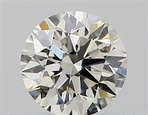 Picture of Natural Diamond 0.42 Carats, Round with Very Good Cut, J Color, VS1 Clarity and Certified by GIA