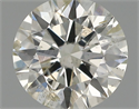 Natural Diamond 0.52 Carats, Round with Excellent Cut, I Color, SI2 Clarity and Certified by IGI