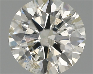 Picture of Natural Diamond 0.52 Carats, Round with Excellent Cut, I Color, SI2 Clarity and Certified by IGI