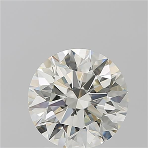 Picture of Natural Diamond 2.35 Carats, Round with Excellent Cut, K Color, VVS2 Clarity and Certified by GIA