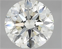 Natural Diamond 2.70 Carats, Round with Excellent Cut, K Color, VVS2 Clarity and Certified by IGI