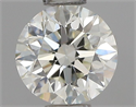 Natural Diamond 0.50 Carats, Round with Excellent Cut, H Color, VS1 Clarity and Certified by IGI