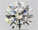 Natural Diamond 2.05 Carats, Round with Excellent Cut, H Color, SI2 Clarity and Certified by GIA