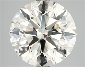 Picture of Natural Diamond 4.02 Carats, Round with Excellent Cut, K Color, VS2 Clarity and Certified by IGI