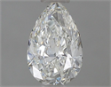 Natural Diamond 0.77 Carats, Pear with  Cut, H Color, VVS1 Clarity and Certified by GIA