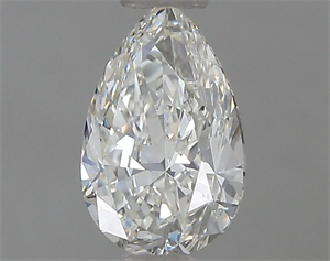 Picture of Natural Diamond 0.77 Carats, Pear with  Cut, H Color, VVS1 Clarity and Certified by GIA