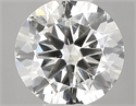 Natural Diamond 0.50 Carats, Round with Very Good Cut, H Color, SI2 Clarity and Certified by IGI