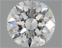 Natural Diamond 1.40 Carats, Round with Excellent Cut, D Color, VVS2 Clarity and Certified by GIA