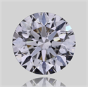 Natural Diamond 0.40 Carats, Round with Excellent Cut, H Color, SI2 Clarity and Certified by GIA