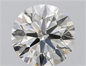 Natural Diamond 0.40 Carats, Round with Excellent Cut, I Color, VS2 Clarity and Certified by GIA