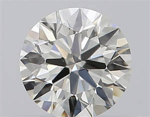 Picture of Natural Diamond 0.40 Carats, Round with Excellent Cut, I Color, VS2 Clarity and Certified by GIA