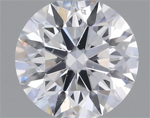 Picture of Natural Diamond 0.40 Carats, Round with Excellent Cut, E Color, SI2 Clarity and Certified by GIA