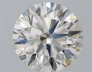 Picture of Natural Diamond 2.20 Carats, Round with Excellent Cut, H Color, SI1 Clarity and Certified by GIA