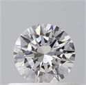 Natural Diamond 0.40 Carats, Round with Excellent Cut, D Color, VS2 Clarity and Certified by GIA