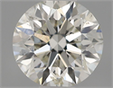 Natural Diamond 0.40 Carats, Round with Excellent Cut, H Color, SI1 Clarity and Certified by IGI