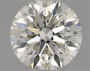 Picture of Natural Diamond 0.40 Carats, Round with Excellent Cut, H Color, SI1 Clarity and Certified by IGI