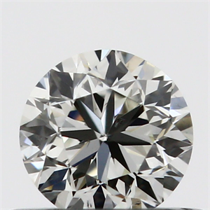 Picture of Natural Diamond 0.40 Carats, Round with Very Good Cut, J Color, SI1 Clarity and Certified by GIA