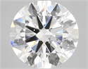 Natural Diamond 5.51 Carats, Round with Excellent Cut, H Color, SI2 Clarity and Certified by GIA