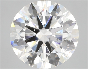 Picture of Natural Diamond 5.51 Carats, Round with Excellent Cut, H Color, SI2 Clarity and Certified by GIA