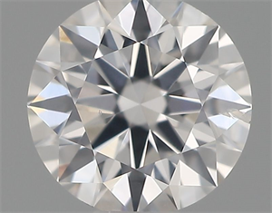 Picture of Natural Diamond 0.40 Carats, Round with Excellent Cut, E Color, SI2 Clarity and Certified by IGI