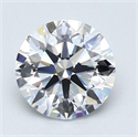 Natural Diamond 1.35 Carats, Round with Excellent Cut, D Color, IF Clarity and Certified by GIA