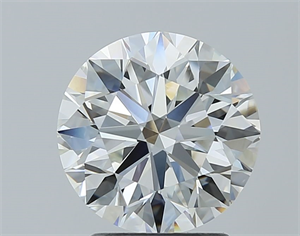 Picture of Natural Diamond 2.25 Carats, Round with Excellent Cut, H Color, VVS2 Clarity and Certified by GIA