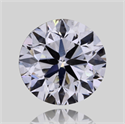 Natural Diamond 0.40 Carats, Round with Very Good Cut, J Color, SI1 Clarity and Certified by GIA