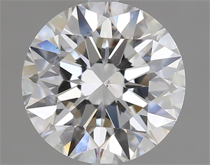 Picture of Natural Diamond 2.01 Carats, Round with Excellent Cut, F Color, SI1 Clarity and Certified by GIA