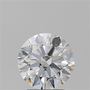 Picture of Natural Diamond 2.52 Carats, Round with Excellent Cut, D Color, VVS2 Clarity and Certified by GIA