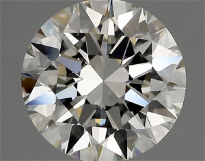 Picture of Natural Diamond 2.01 Carats, Round with Excellent Cut, I Color, VVS1 Clarity and Certified by GIA