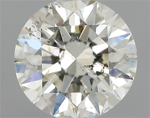 Picture of Natural Diamond 0.50 Carats, Round with Excellent Cut, K Color, SI2 Clarity and Certified by GIA