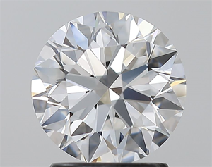 Picture of Natural Diamond 1.80 Carats, Round with Excellent Cut, D Color, VVS2 Clarity and Certified by GIA