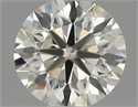 Natural Diamond 0.40 Carats, Round with Excellent Cut, J Color, VS1 Clarity and Certified by IGI