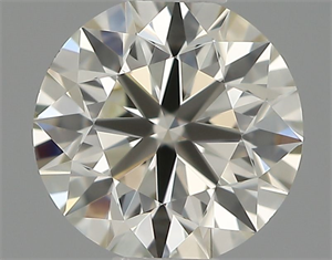 Picture of Natural Diamond 0.40 Carats, Round with Excellent Cut, J Color, VS1 Clarity and Certified by IGI