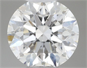 Natural Diamond 0.50 Carats, Round with Very Good Cut, G Color, SI2 Clarity and Certified by GIA