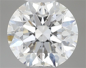 Picture of Natural Diamond 0.50 Carats, Round with Very Good Cut, G Color, SI2 Clarity and Certified by GIA