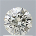 Natural Diamond 0.50 Carats, Round with Excellent Cut, K Color, VS1 Clarity and Certified by IGI