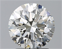 Natural Diamond 2.00 Carats, Round with Excellent Cut, J Color, VS2 Clarity and Certified by GIA